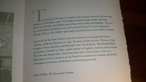 Irish Famine Relief  The Great Hunger Museum in Hamden CT